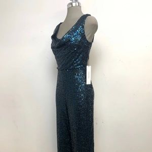 Calvin Klein NWT Modern Fully Sequin Jumpsuit size 6